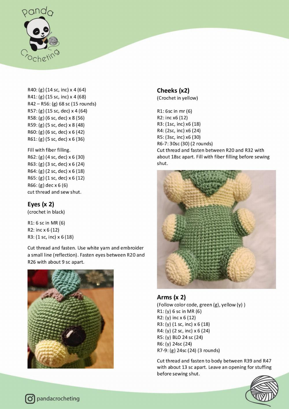 turtwig crochet pattern