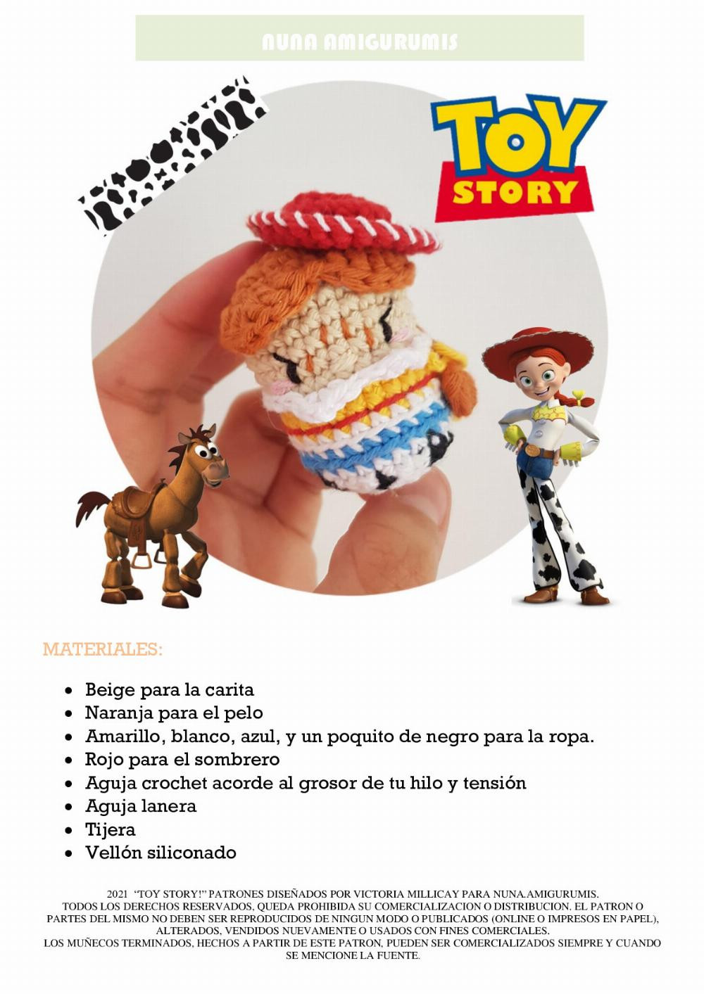 Tutorial de crochet de juguetes de Toy Story para principiantes y avanzados  "gancho", "principiante", "Woody", "Buzz Lightyear" , "Jessie".