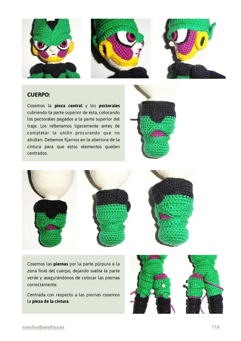 Tutorial de crochet de personajes de Dragon Ball para principiantes y avanzados