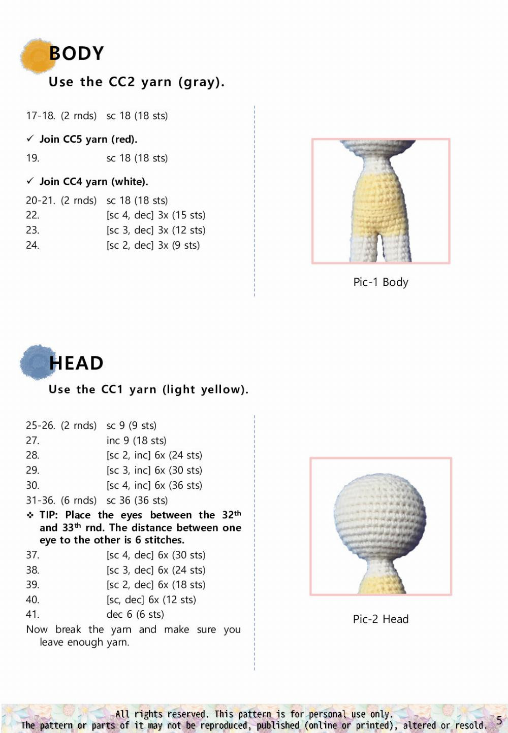 wedding couple birde crochet pattern