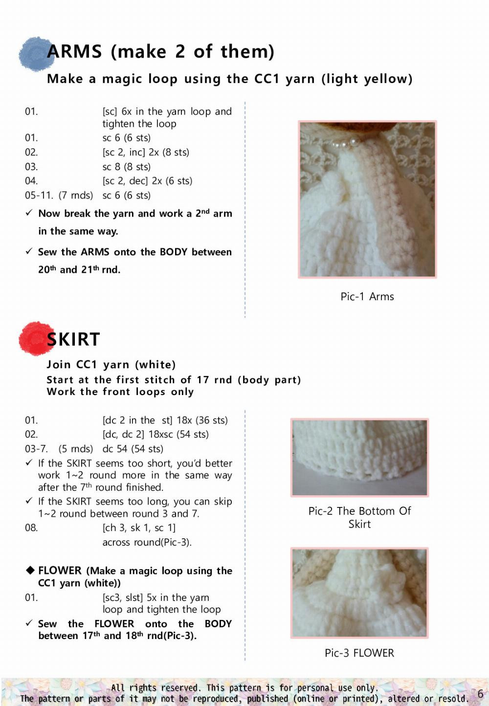 wedding couple birde crochet pattern