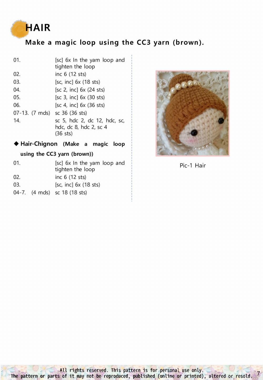 wedding couple birde crochet pattern