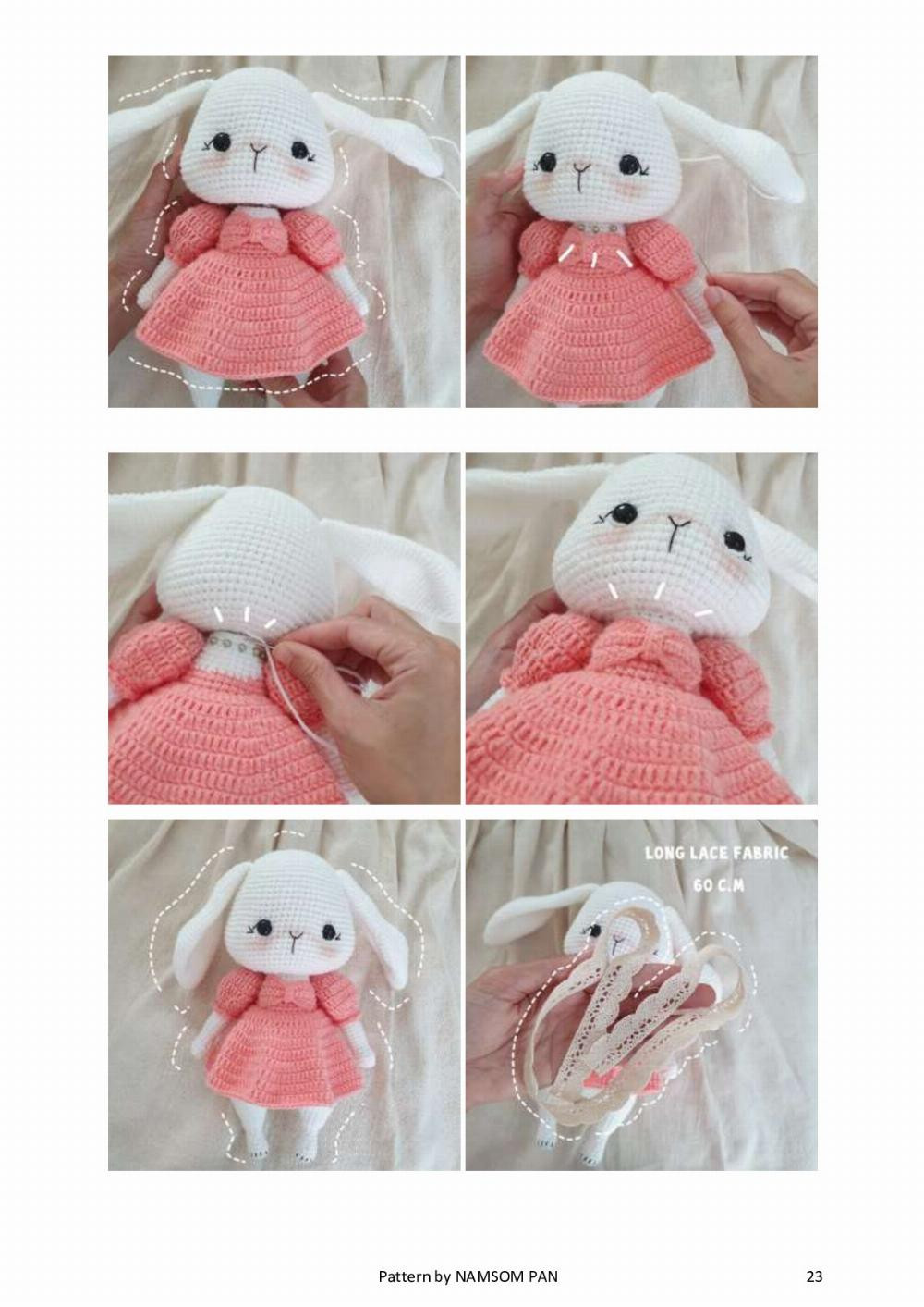 Wedding Rabbit Pattern