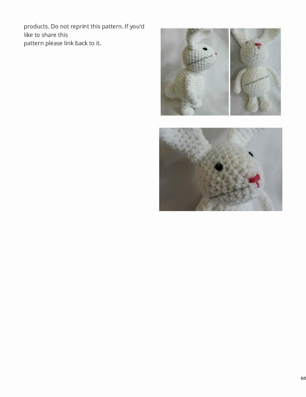 Winter Bunny Free Amigurumi Pattern