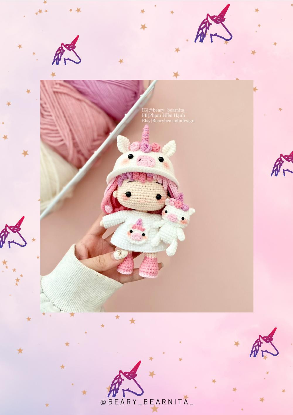 yuni unicorn crochet pattern