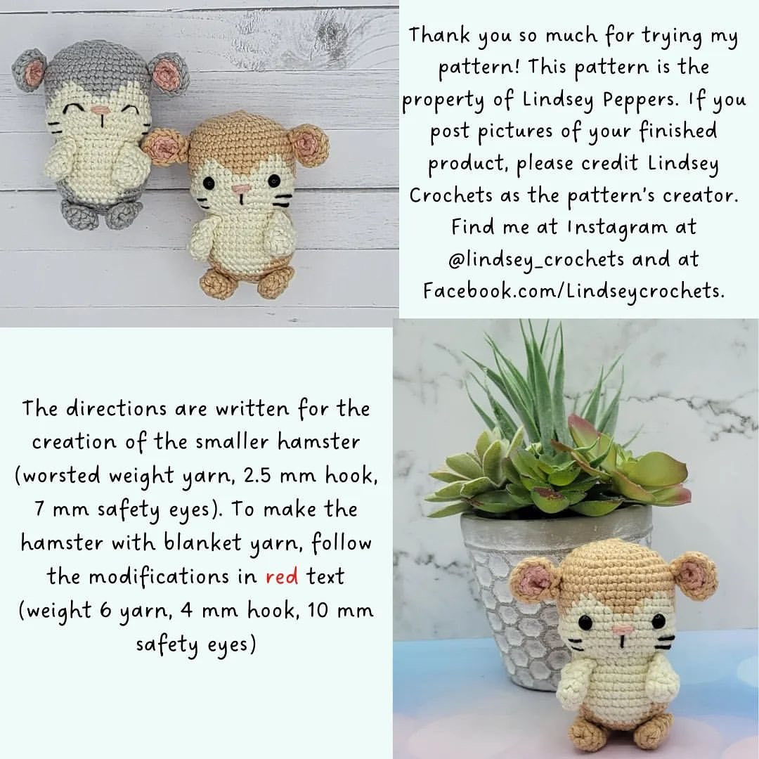 adorable mouse crochet pattern