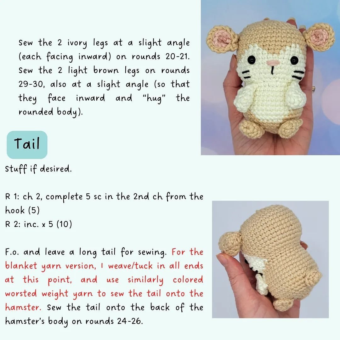 adorable mouse crochet pattern