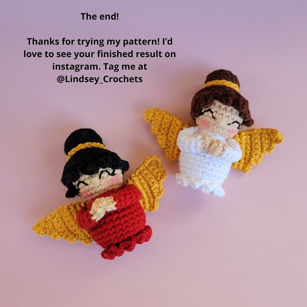 Angel couple crochet pattern