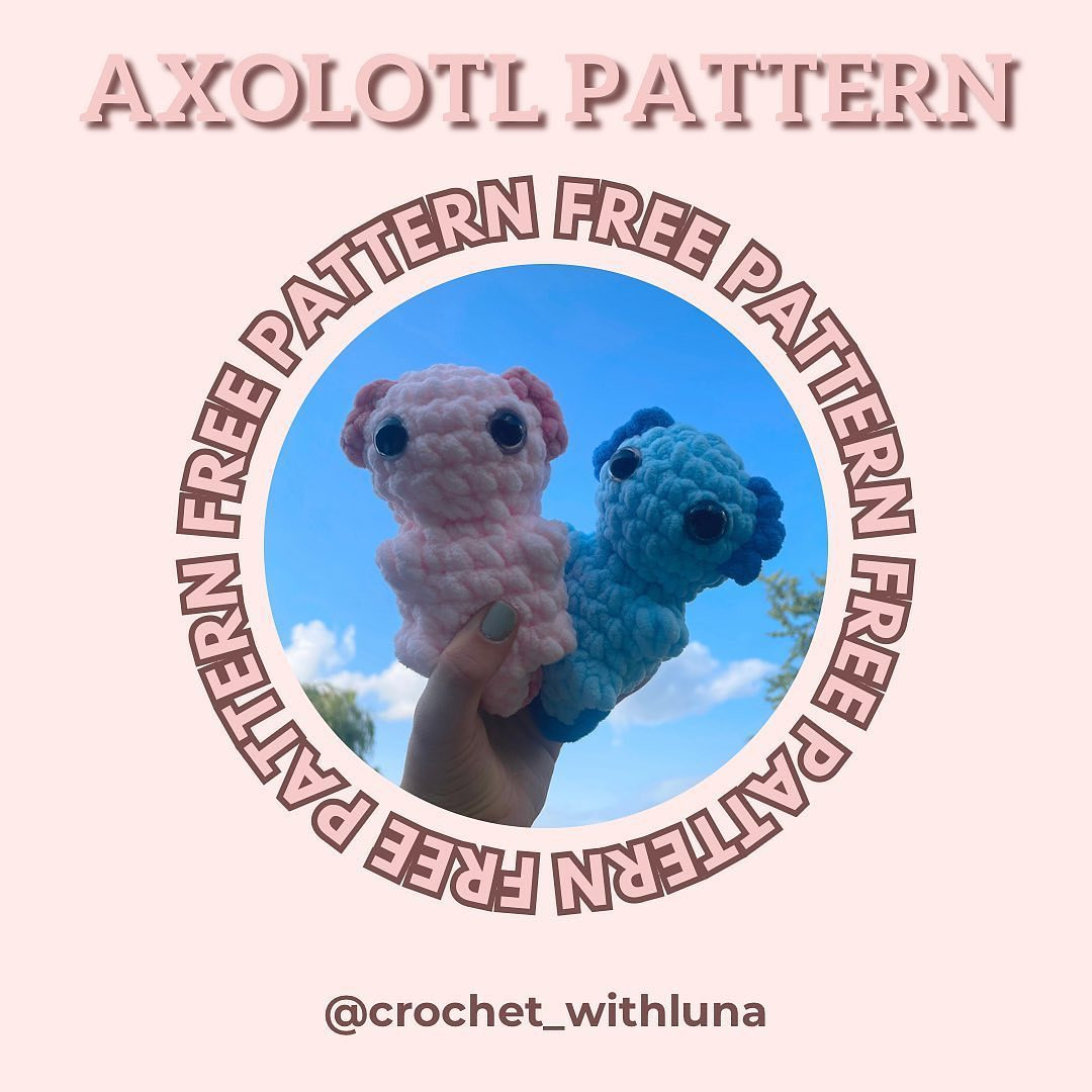 axolotl pattern crochet pattern