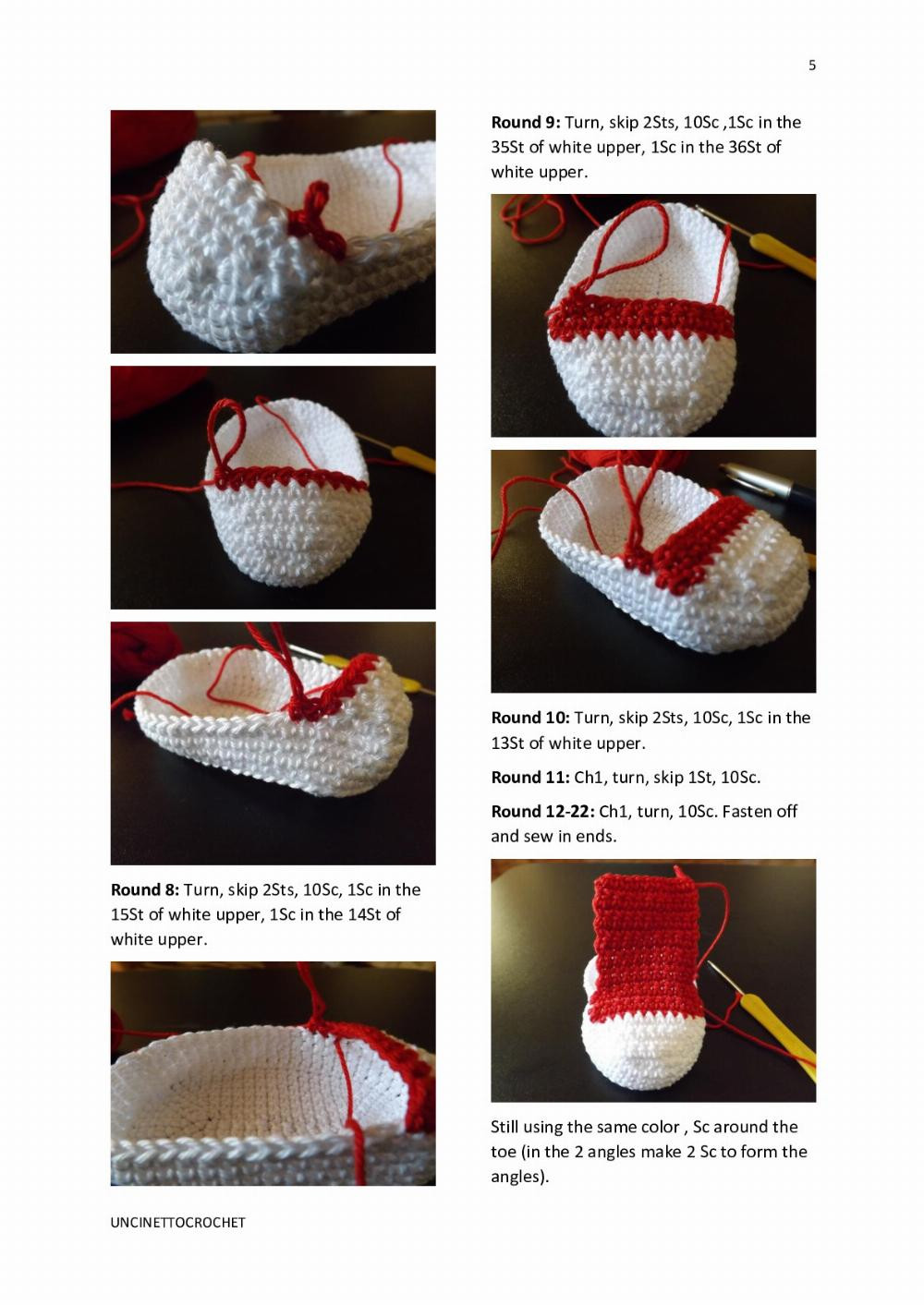 baby crochet converse shoe