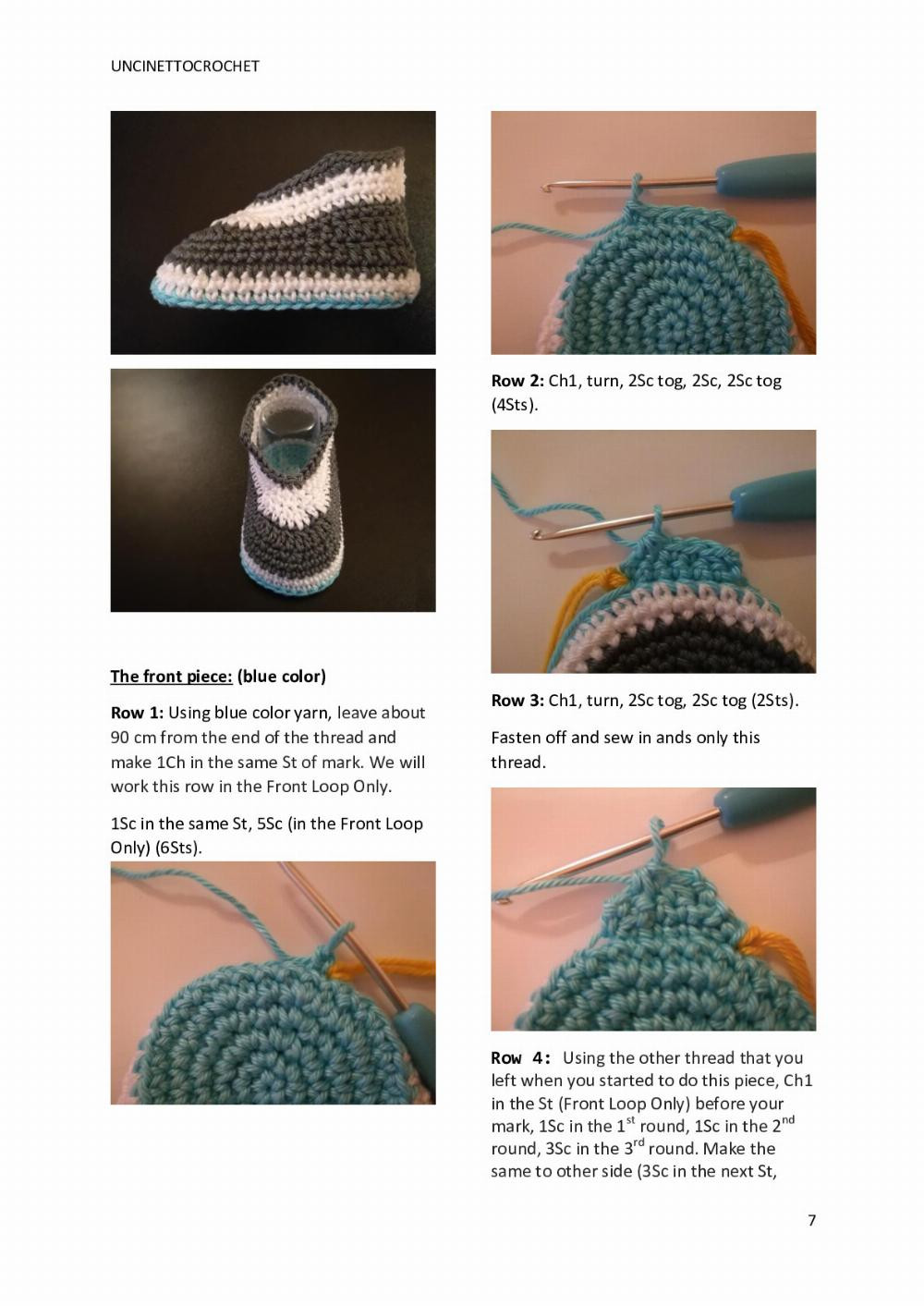 baby crochet nice shoe
