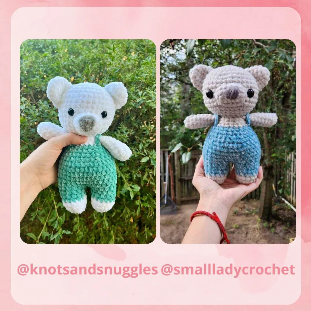 bear and bunny crochet pattern