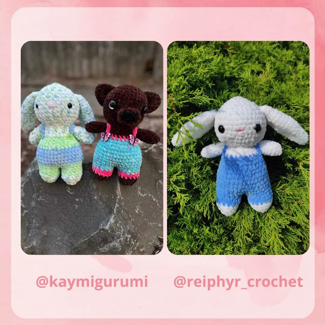 bear and bunny crochet pattern