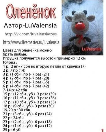 Бесплатное описание олененка. 🦌🦌🦌🦌🦌🦌🦌🦌🦌🦌🦌🦌🦌