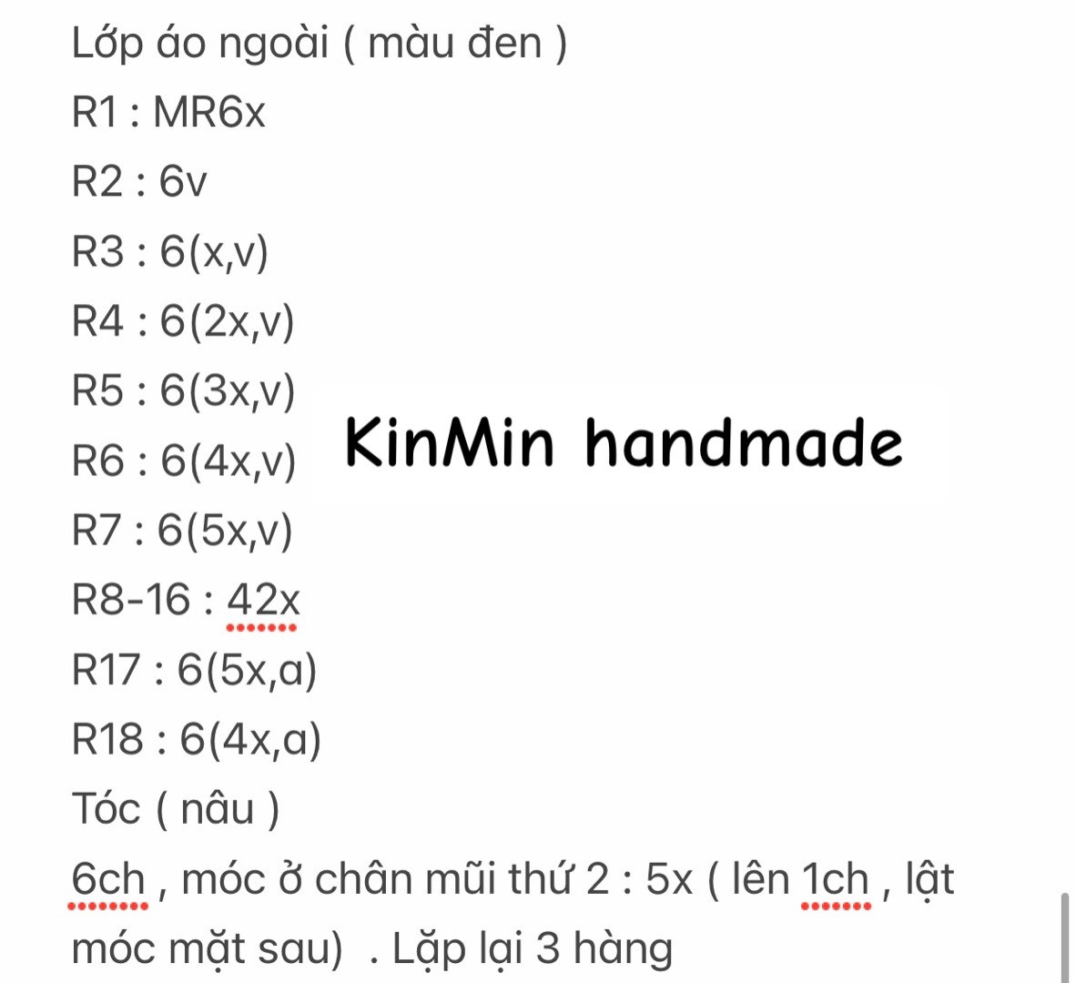 Chart bánh bao kuromi