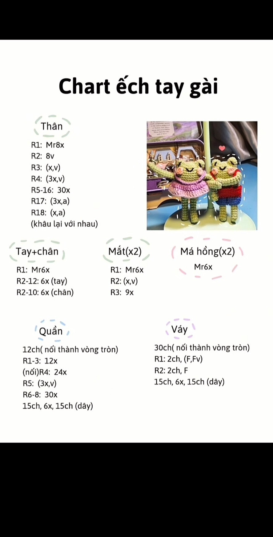 chart móc ếch tay gài