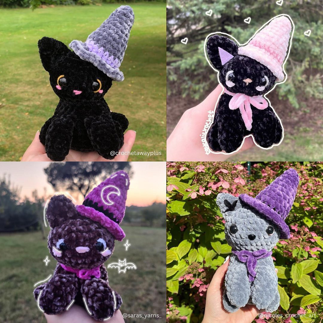 connie the cat witch free pattern