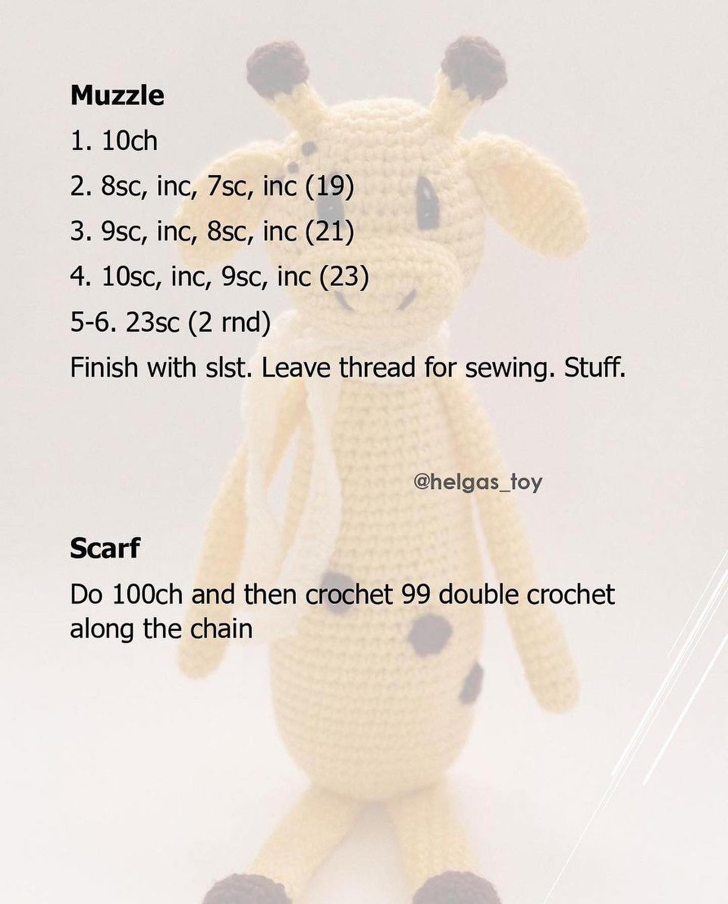 Cow rattle crochet pattern