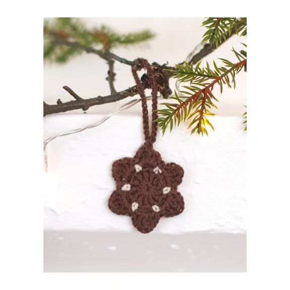 Crochet gingerbread star 🌟🤎💚 🌟🤎💚🌟🤎💚🌟🤎💚🌟🤎💚🌟🤎💚