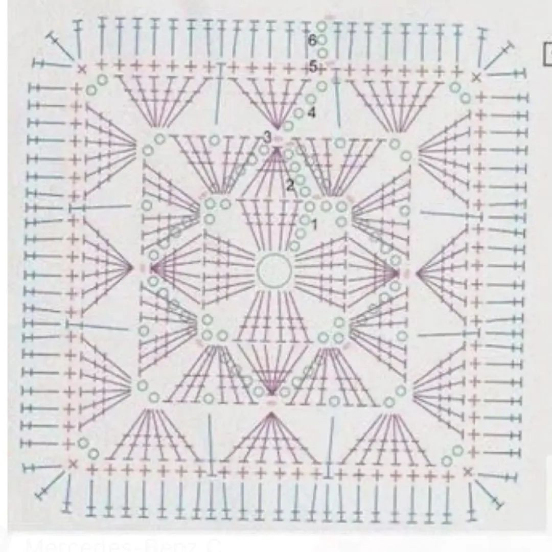 Diagrama crochet pattern