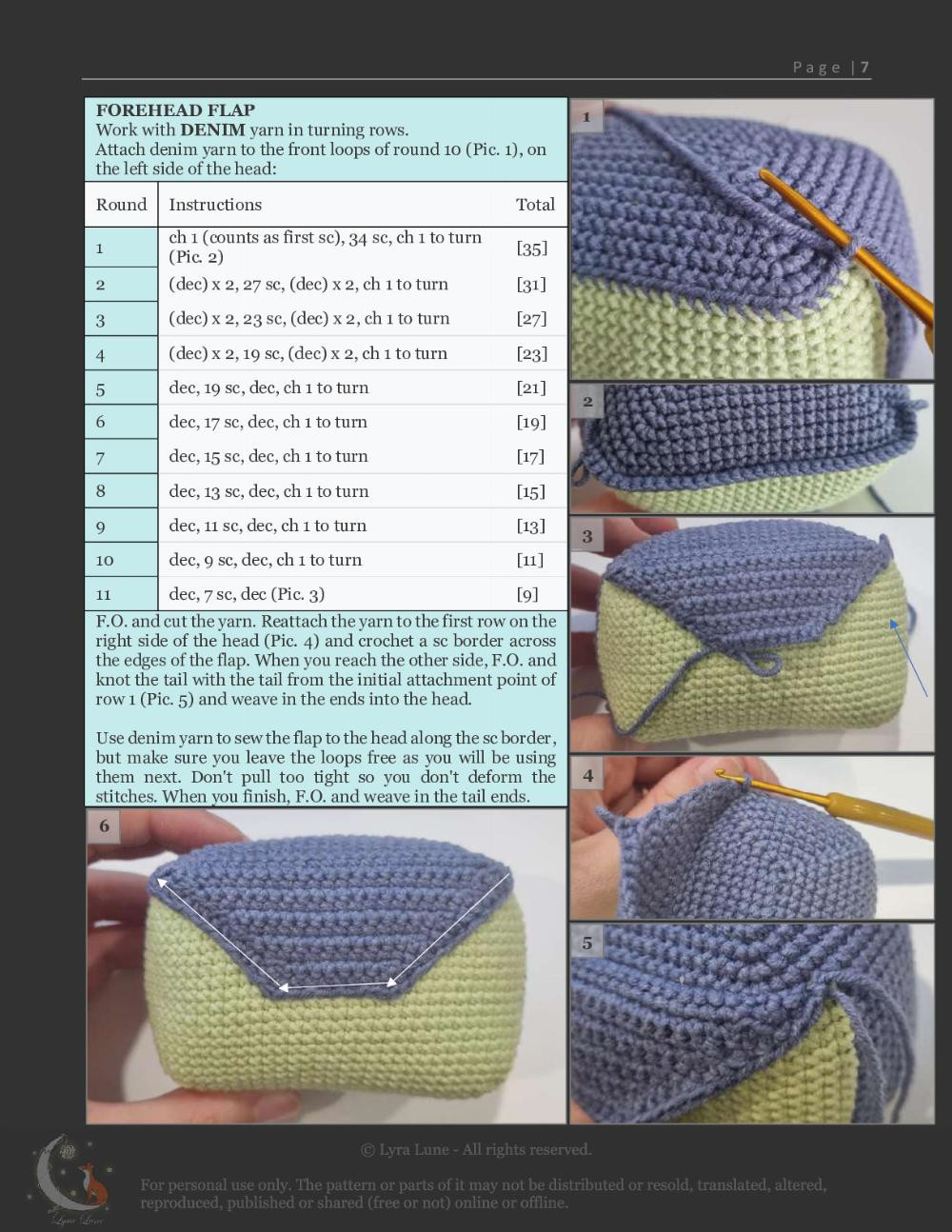 Dusk crochet pattern