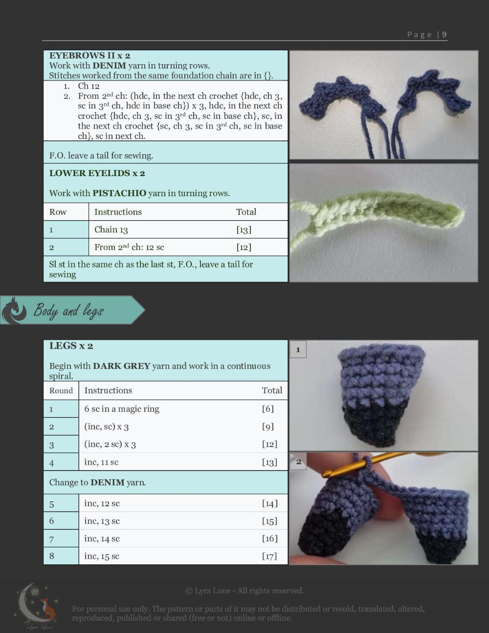 Dusk crochet pattern