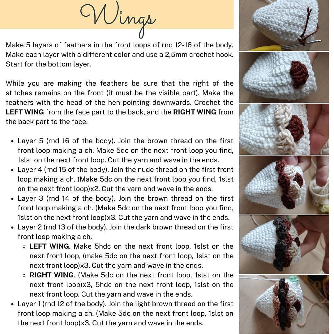 egg white chick crochet pattern