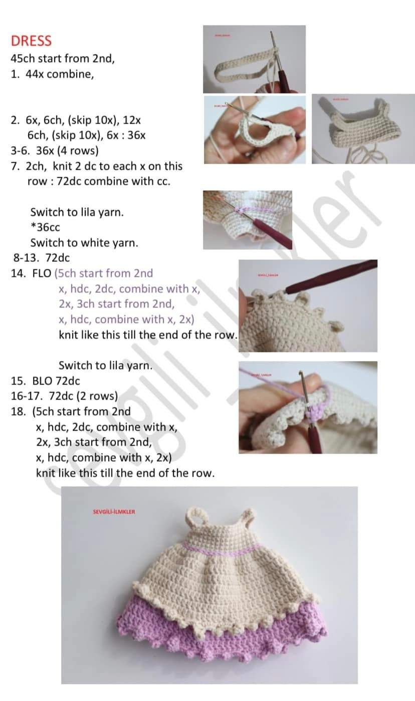 fairy girl lila crochet pattern doll