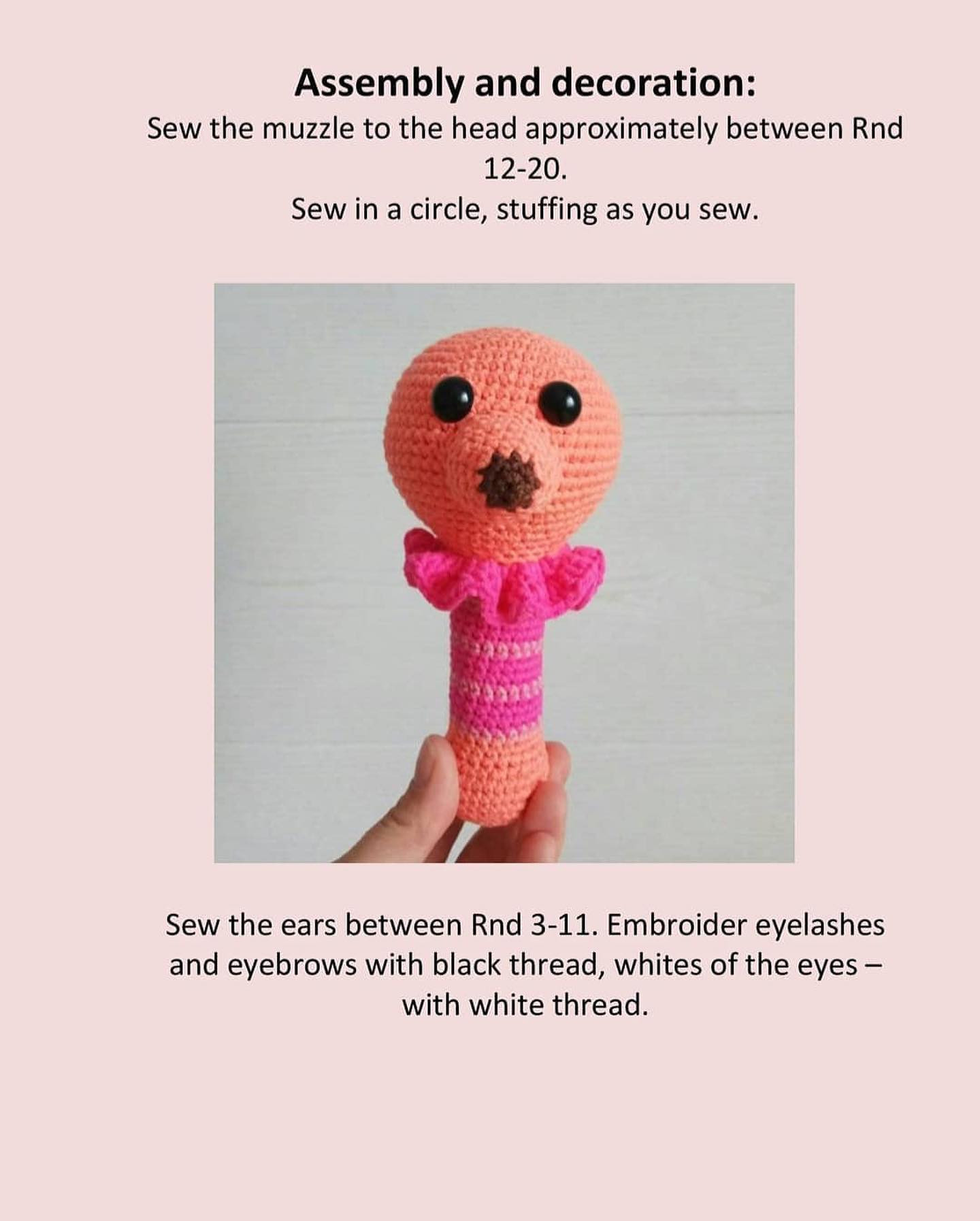 fox rattle crochet pattern
