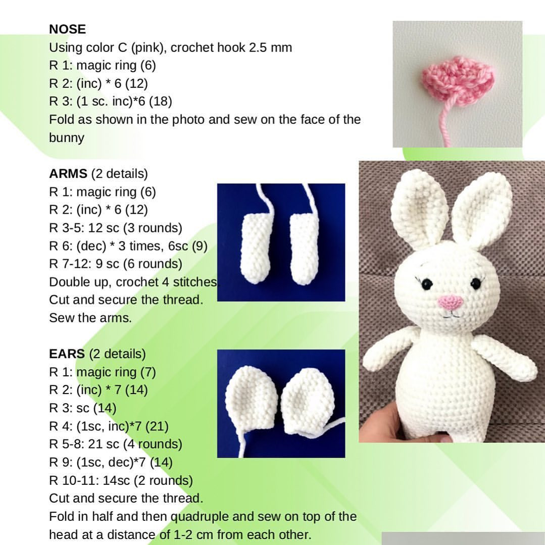 FREE Bunny pattern🐰