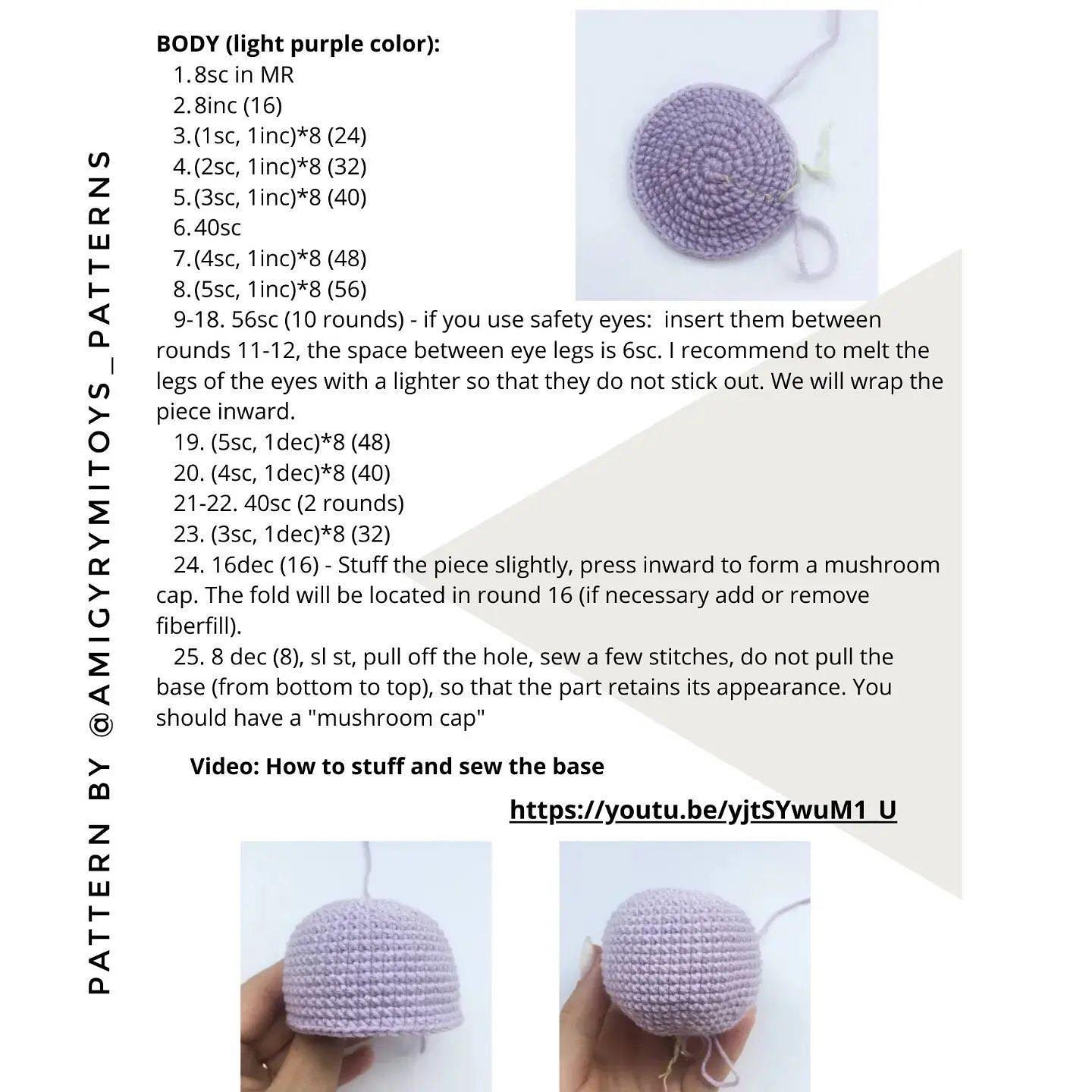Free crochet jellyfish 💜 💞