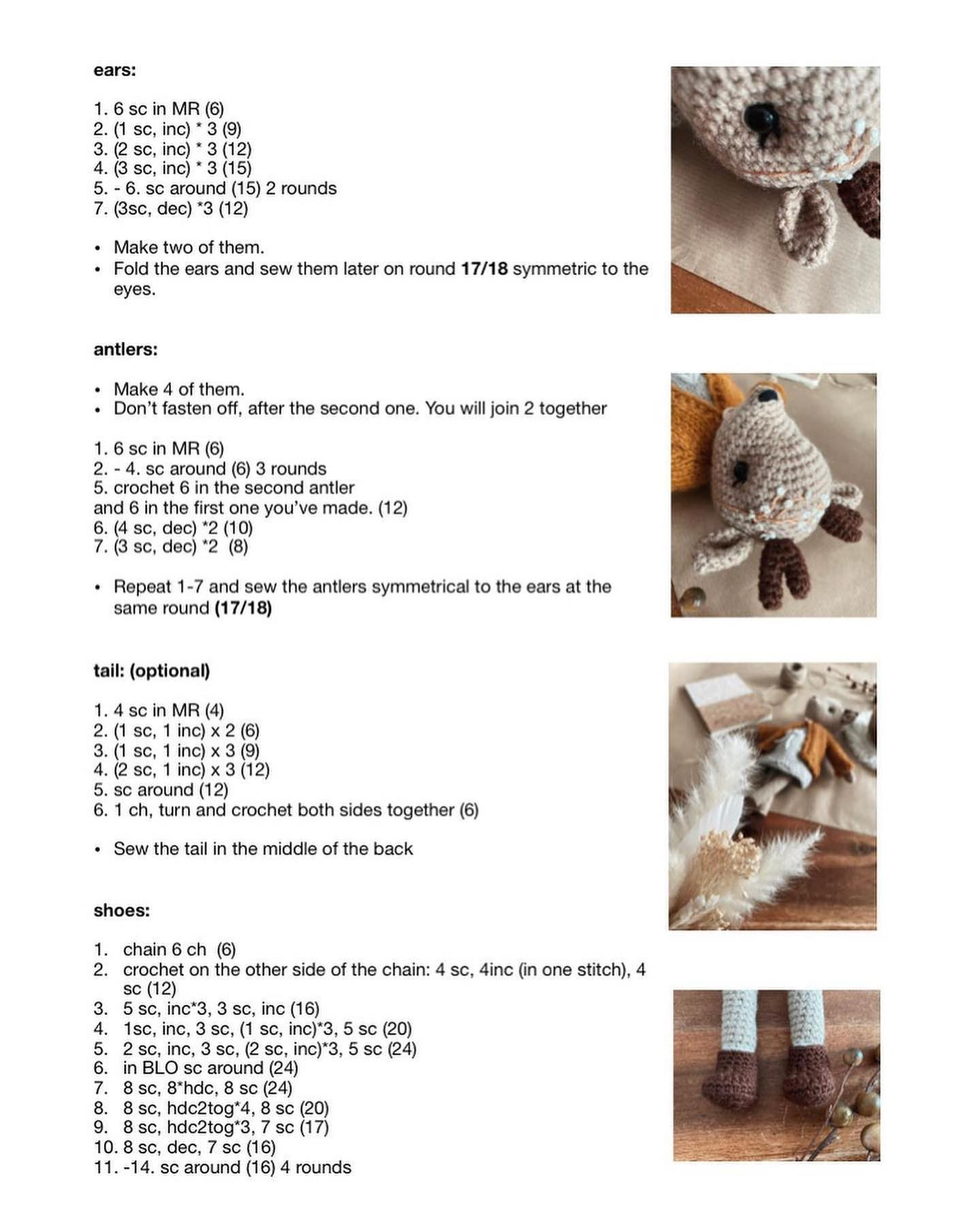 free crochet pattern gazâl, doll