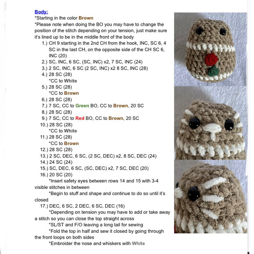 🚨FREE PATTERN ALERT! 🚨 My free Gingerbread Kitty pattern