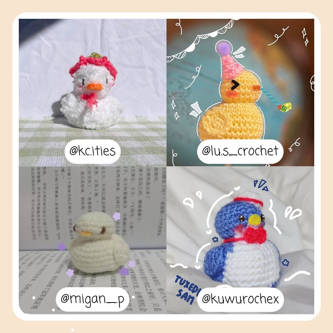 FREE PATTERN: baby duckie