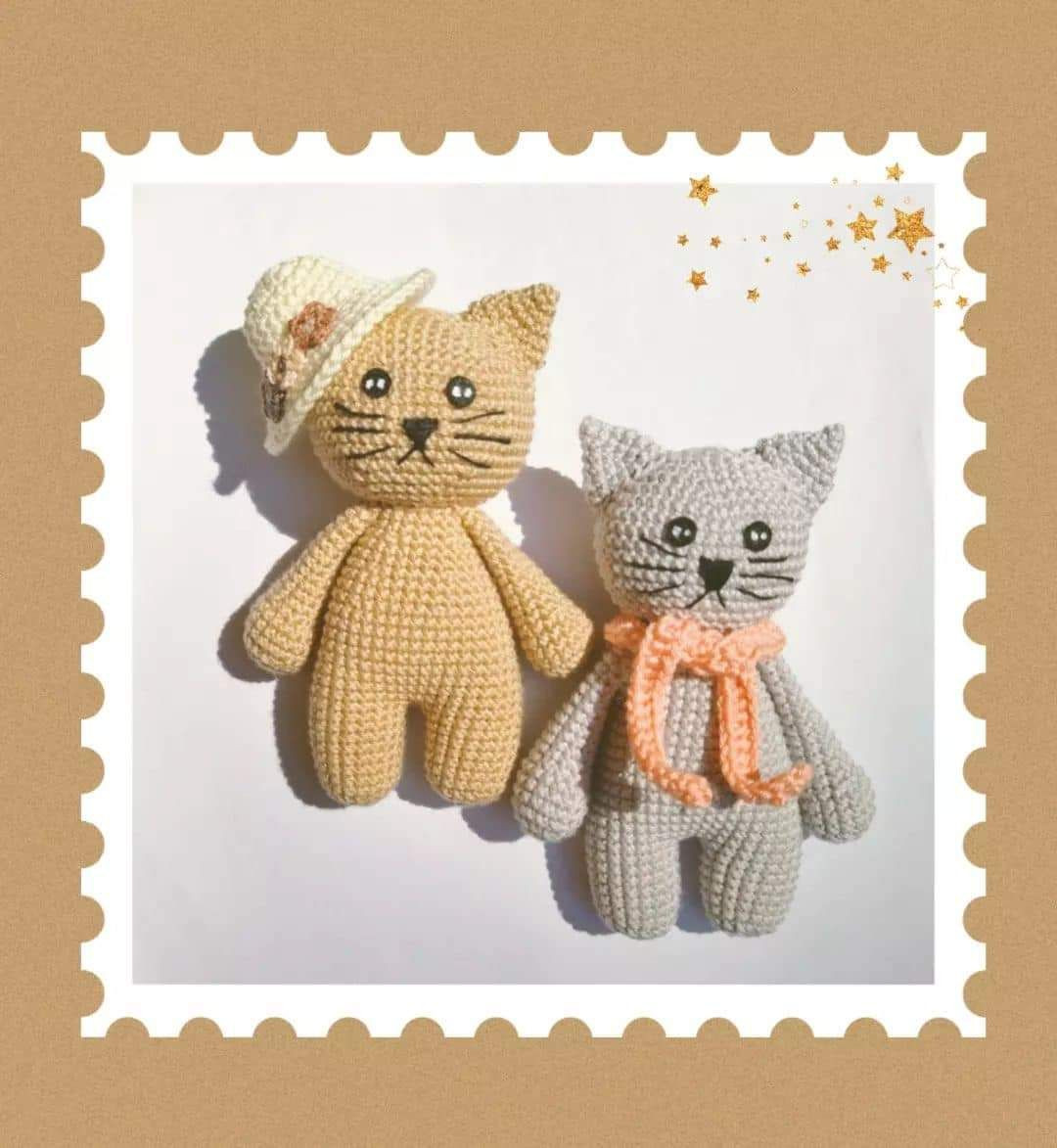 free pattern cat with a hat