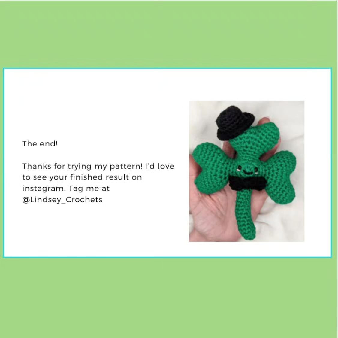 free pattern classy shamrock crochet pattern