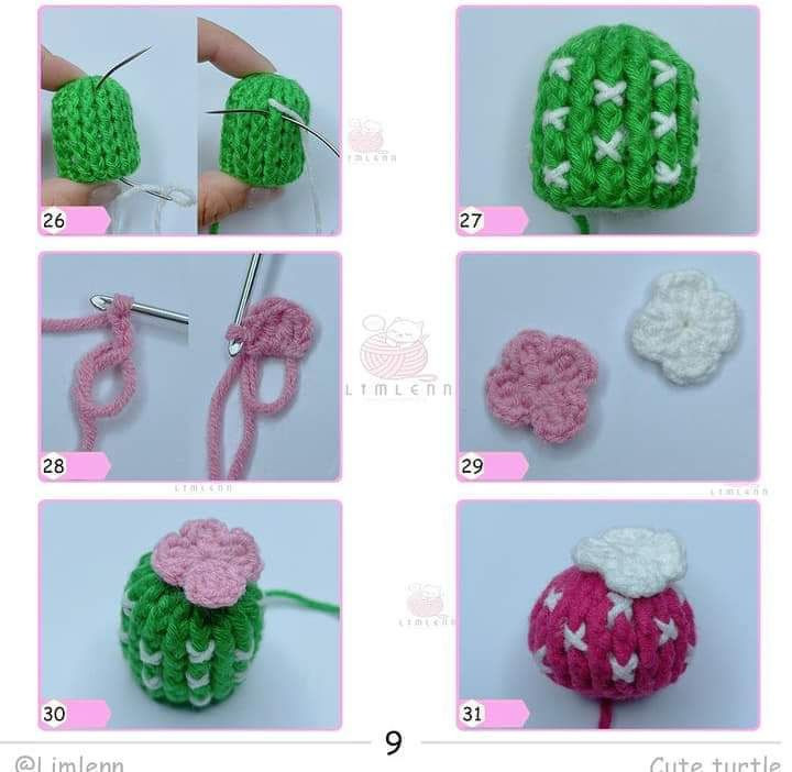 free pattern cute turtle