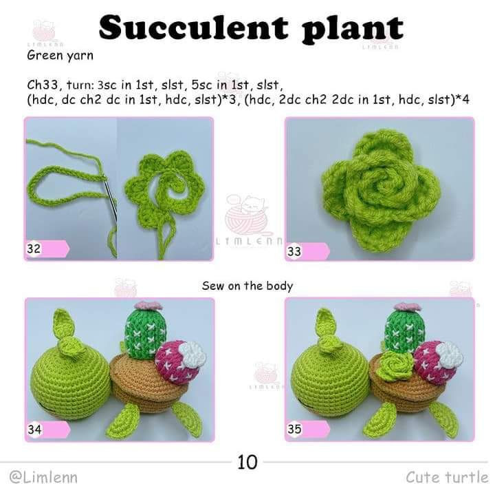 free pattern cute turtle