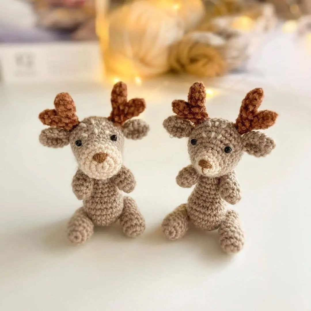 free pattern deer (reindeer)