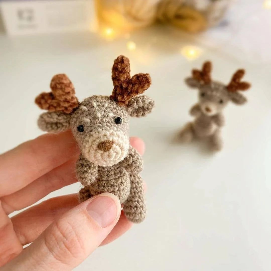 free pattern deer (reindeer)