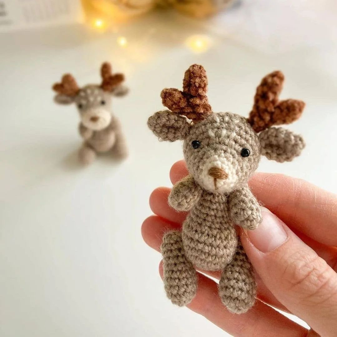 free pattern deer (reindeer)