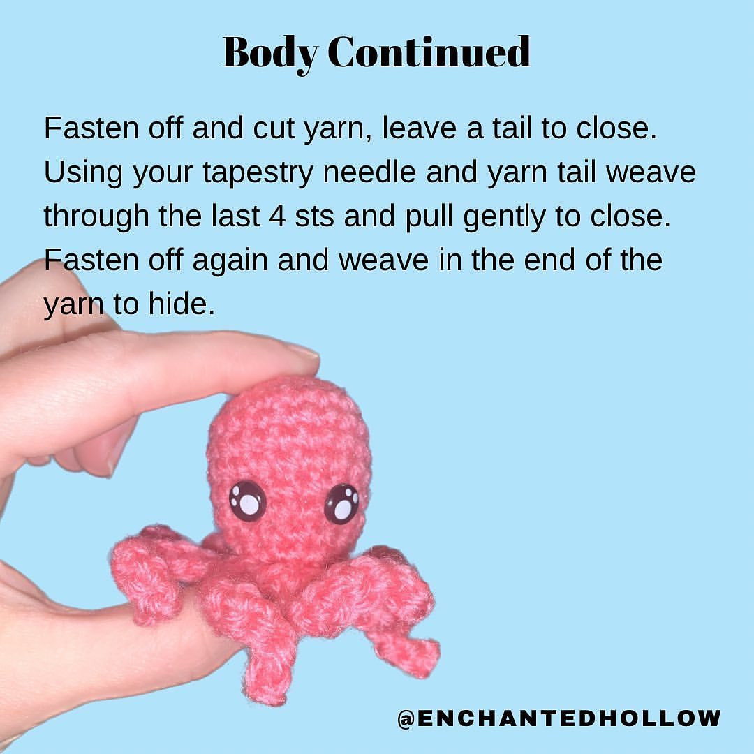 free pattern no sew mini octopus