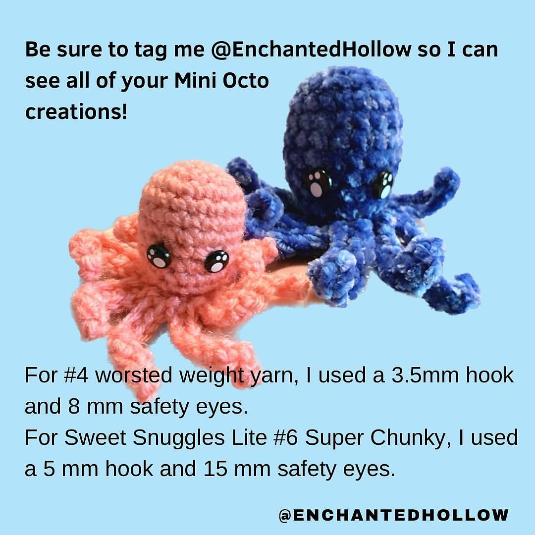 free pattern no sew mini octopus