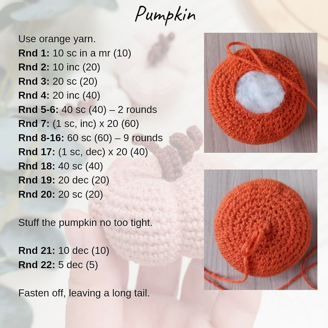 free pattern pumpkins