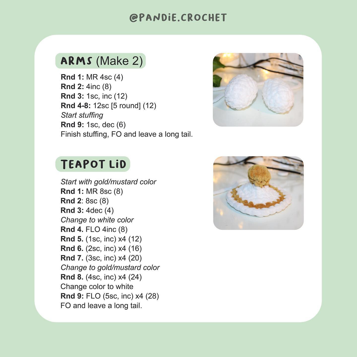 🫖 FREE PATTERN: Teapot Cat