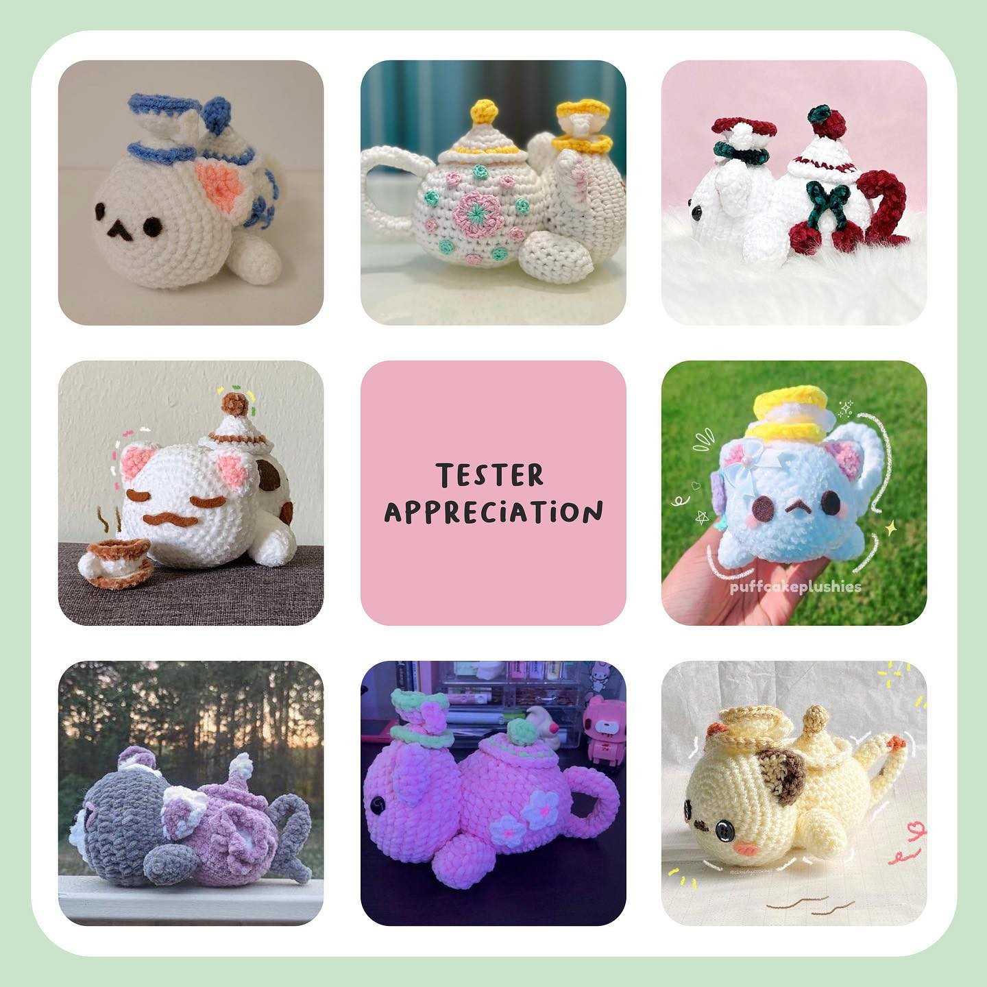 🫖 FREE PATTERN: Teapot Cat