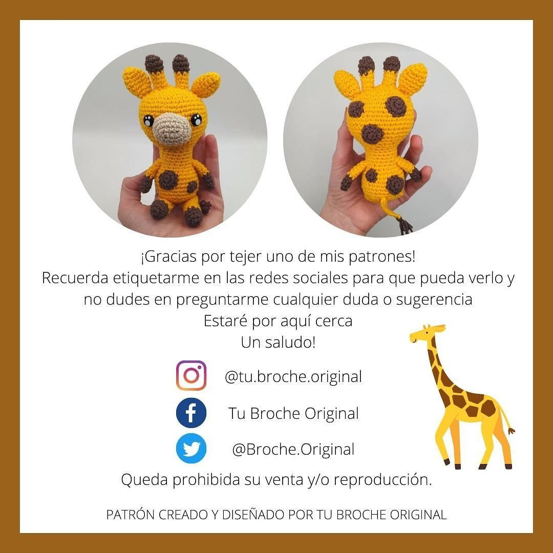 giraffe crochet pattern