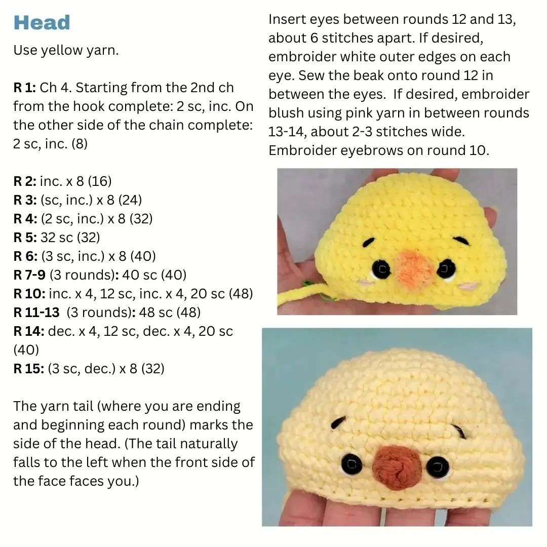 hatching chick 🐣Free crochet pattern