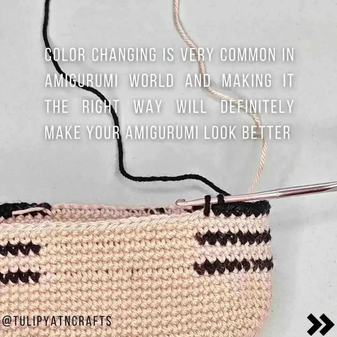 how to change colors the right way crochet pattern