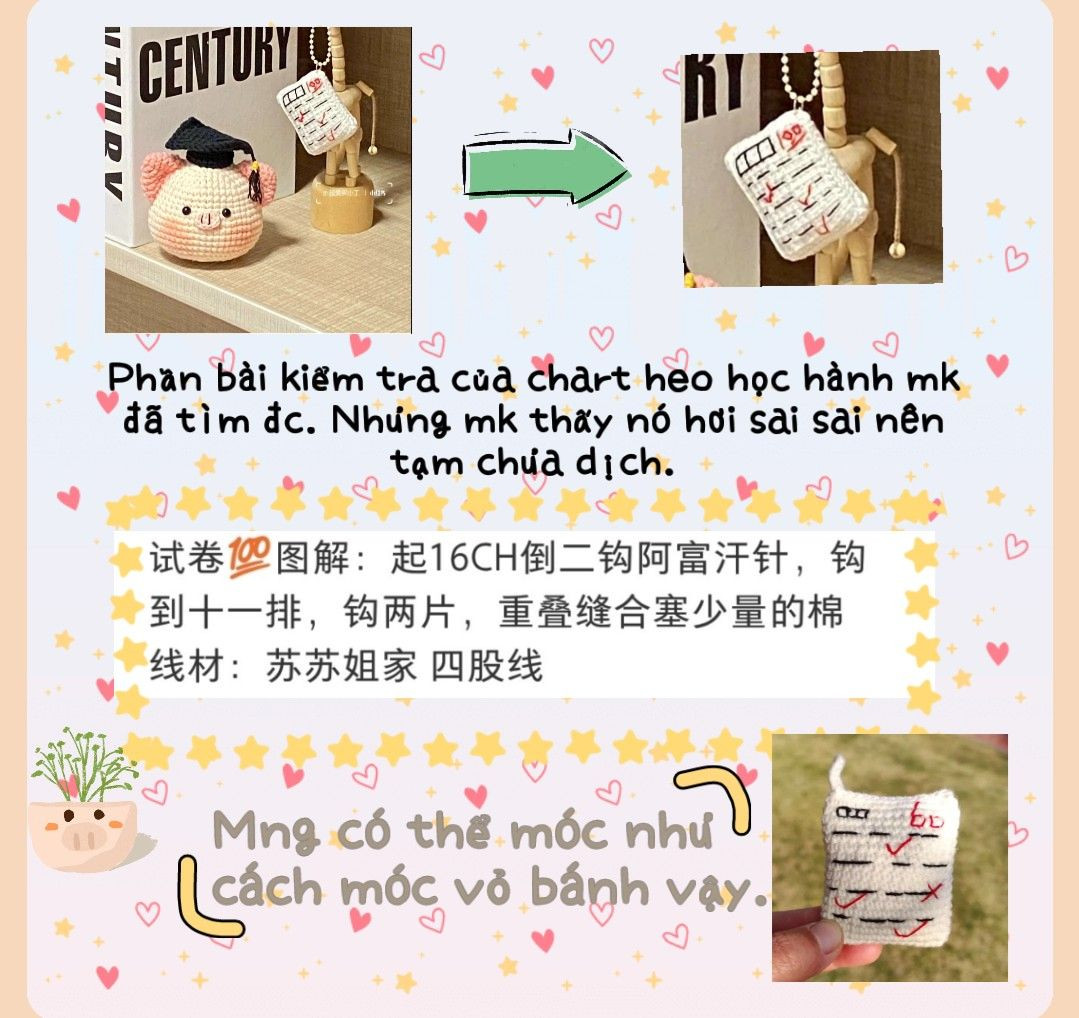 Hướng dẫn móc bé bánh lay's